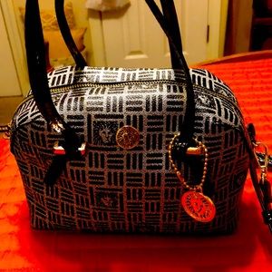 Small black and gray Anne Klein Purse
